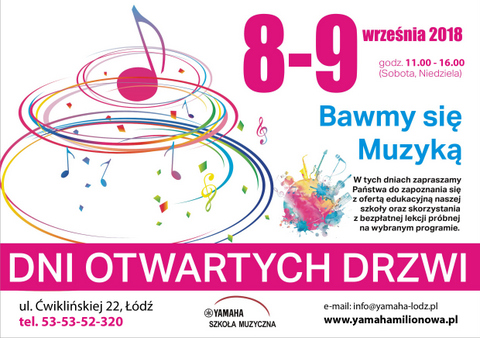 Szkoła Muzyczna Łódź, Dni Otwartych Drzwi 2018